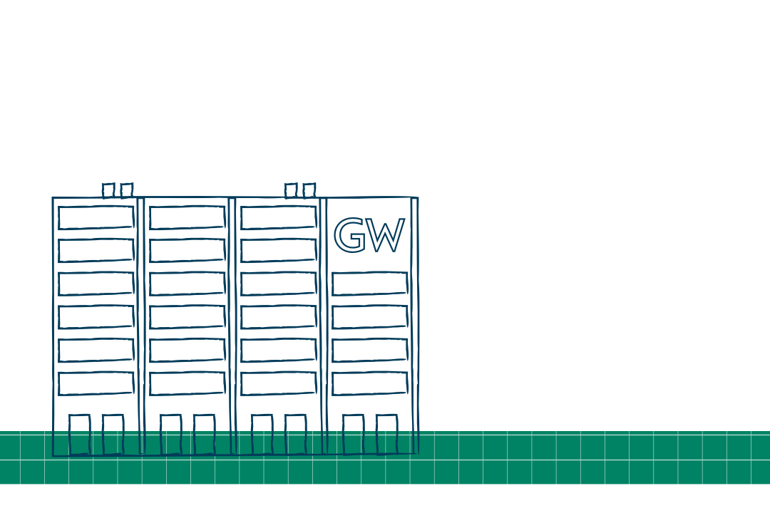 graphic of the science and engineering hall