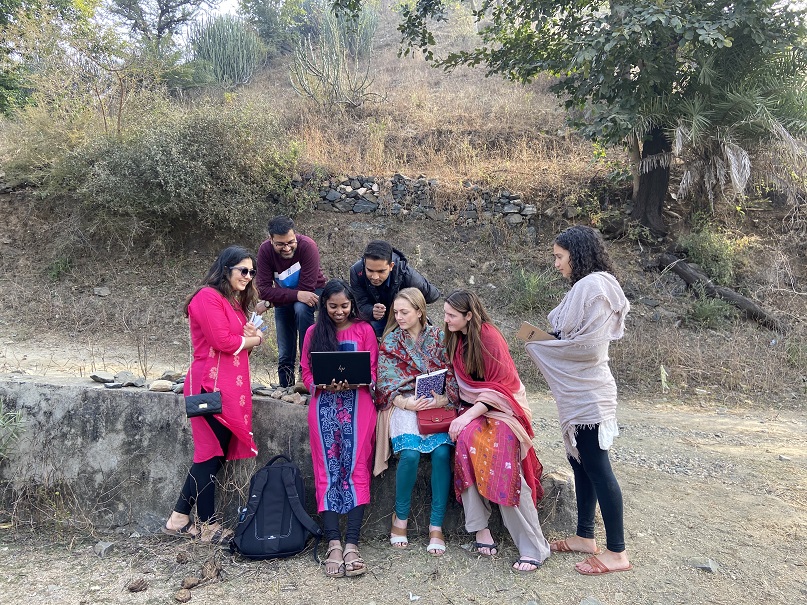 EWB Students Working in India