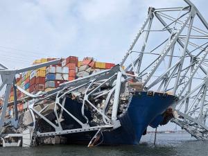 The container ship Dali crashed into a pylon of Baltimore’s Francis Scott Key Bridge, causing the entire bridge to collapse.
