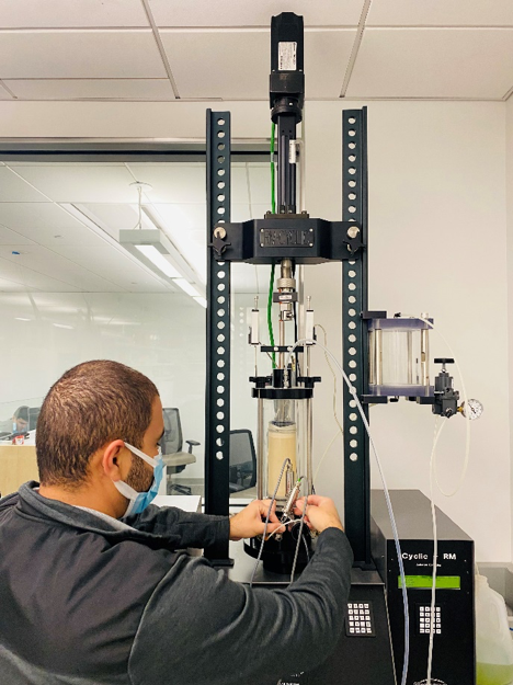 geotechnical research machine