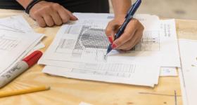 Design drawing for civil engineering